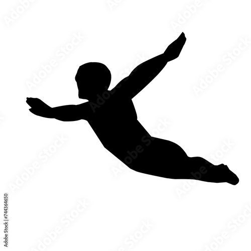 Swimmer Silhouette 