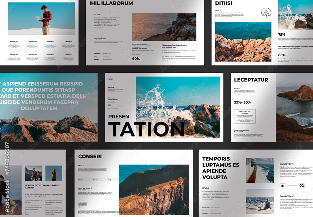 Minimal Presentation Template Stock Template | Adobe Stock