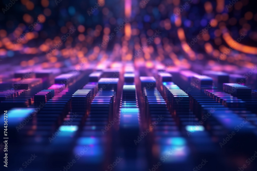3d rendering motion graphic of futuristic abstract background