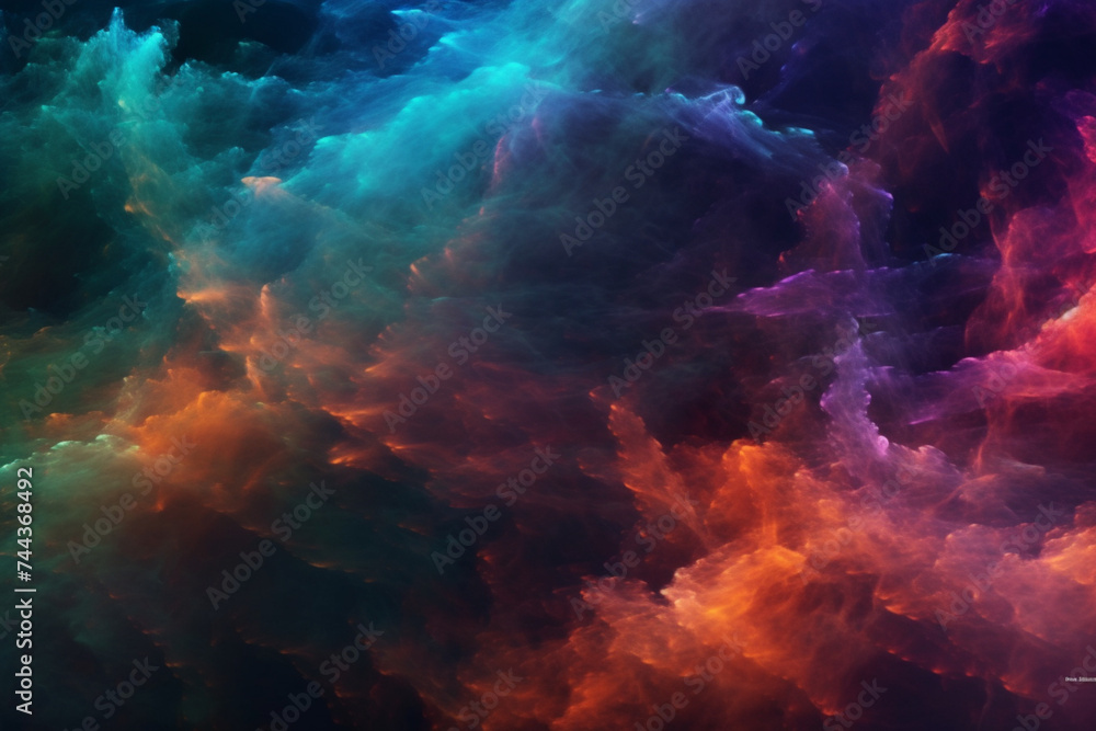abstract colors nebula