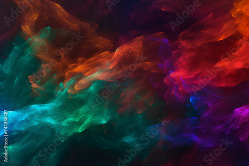 abstract colors nebula