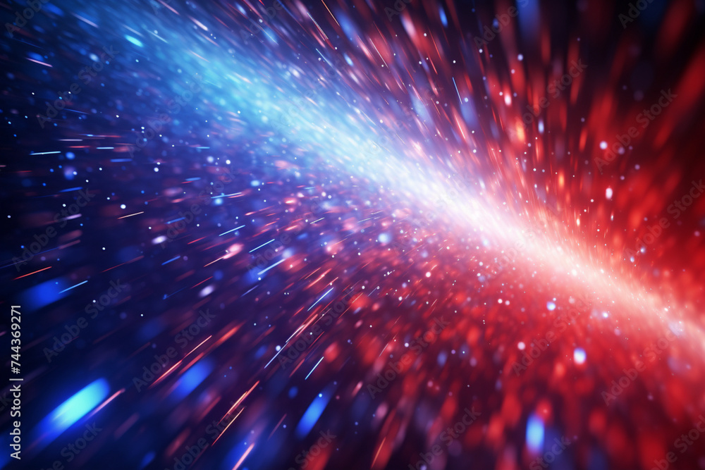 abstract diagonal red blue sparks - festive new year technology background abstract diagonal red blue sparks - festive new year technology background