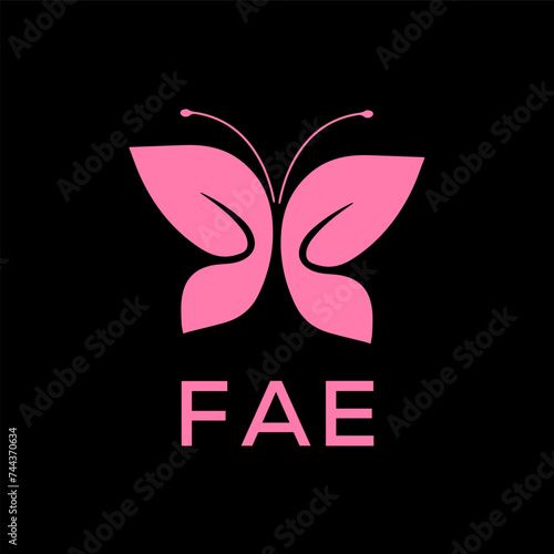 FAE Letter logo design template vector. FAE Business abstract connection vector logo. FAE icon circle logotype.
