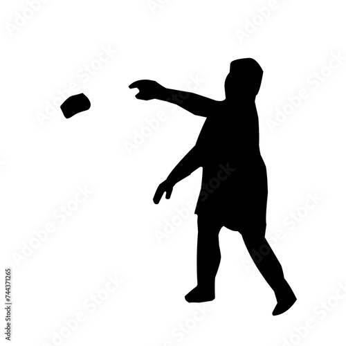 Cornhole Sport Silhouette 