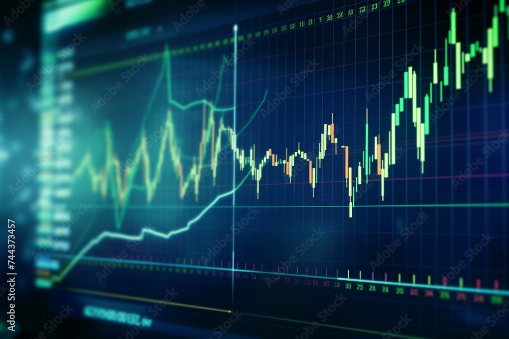 abstracted digital forex screen forex trading business charts. financial background abstracted digital forex screen forex trading business charts. financial background