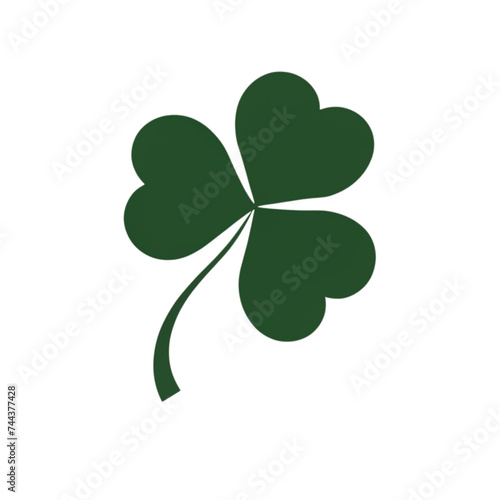 Color of clover flower vector style illustration