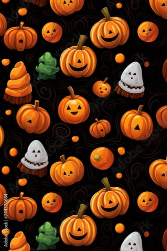 Halloween pattern