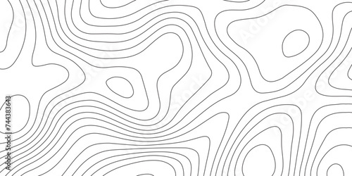 Topographic map background geographic line map .modern design with white background with topographic wavy pattern texture . vector illustration geographic contour map.