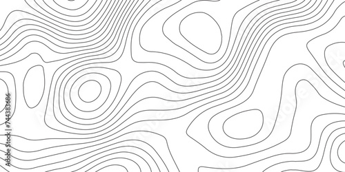 Topographic map background geographic line map .modern design with white background with topographic wavy pattern texture . vector illustration geographic contour map.