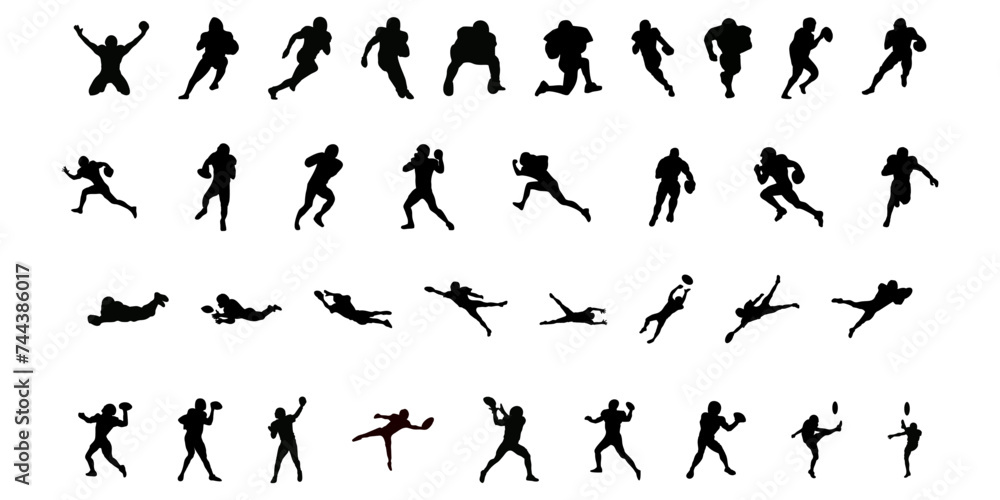 Naklejka premium American football