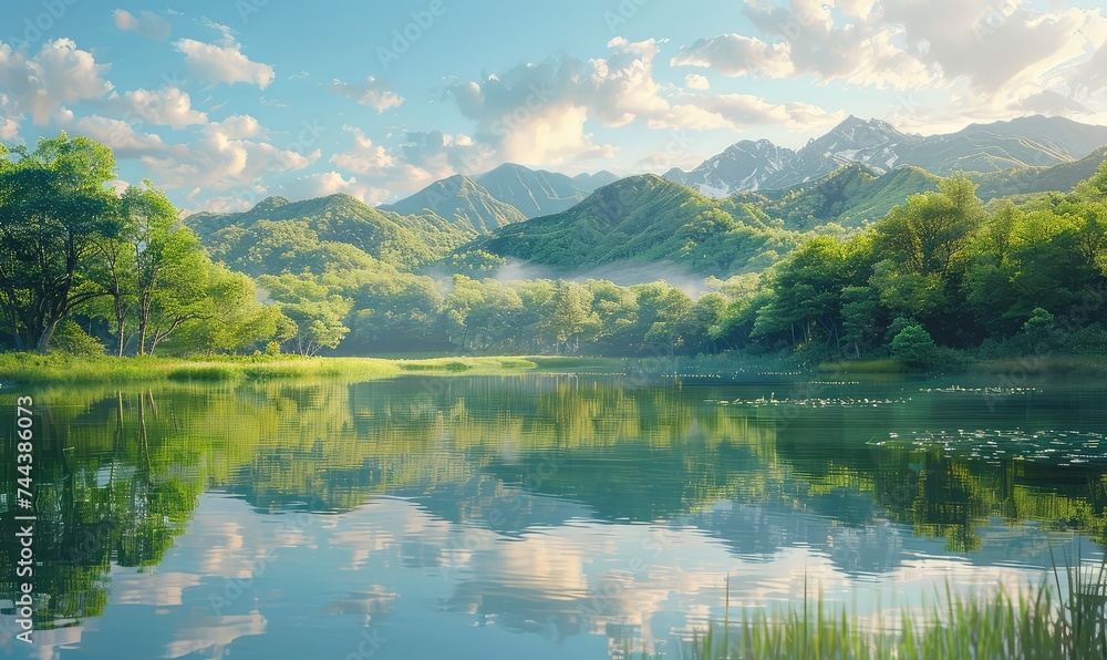 Tranquil Lake Reflect upon the serene beauty of a tranquil lake nestled amidst rolling hills and verdant forests Tranquil Lake Reflect upon the serene beauty of a tranquil lake nestled amidst rolling hills and verdant forests