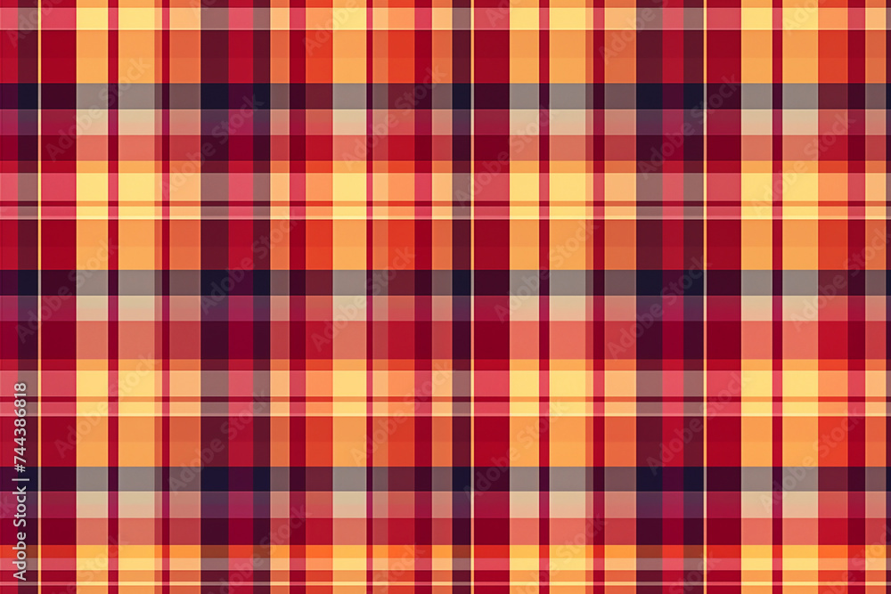 Colorful Grid Pattern Fabric Texture Background Image Colorful Grid Pattern Fabric Texture Background Image