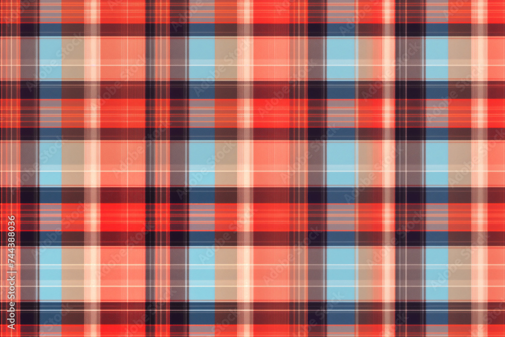 Colorful Grid Pattern Fabric Texture Background Image Colorful Grid Pattern Fabric Texture Background Image