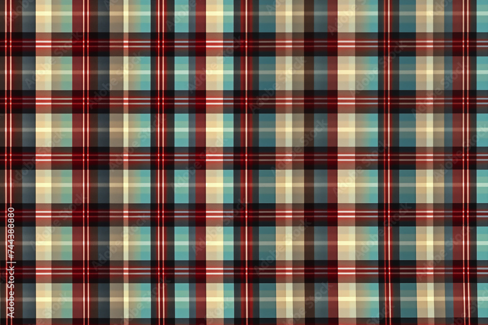 Colorful Grid Pattern Fabric Texture Background Image Colorful Grid Pattern Fabric Texture Background Image