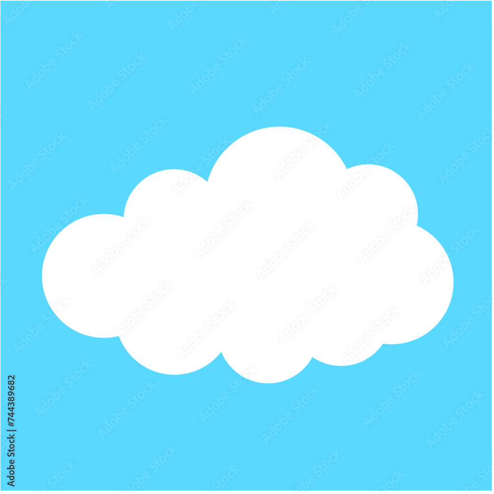 blue sky with cloud