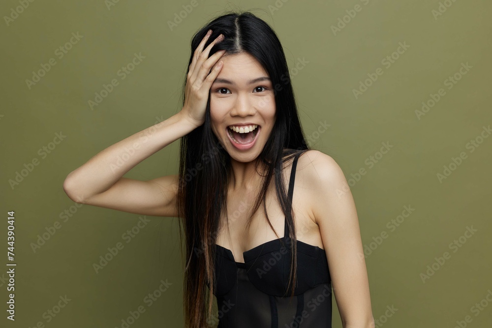 Woman asian cosmetic beautiful femininity model glamour portrait beauty japanese hair fashion Woman asian cosmetic beautiful femininity model glamour portrait beauty japanese hair fashion
