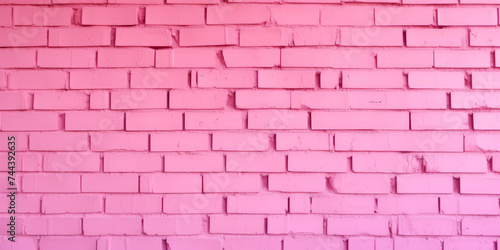 pink brick wall textured background pattern,empty space for text, banner design
