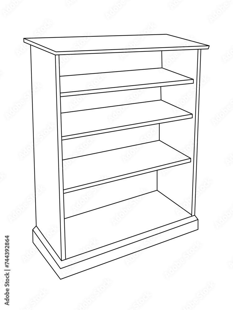 Safe Almirah Vector Illustration, shelves with books, bookshelf background, Showcase Outline Illustrations & Vectors Safe Almirah Vector Illustration, shelves with books, bookshelf background, Showcase Outline Illustrations & Vectors