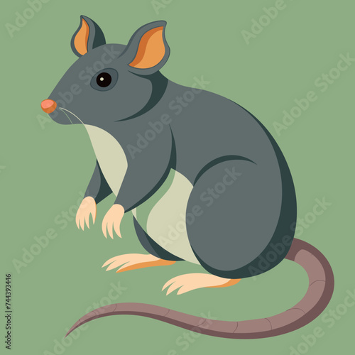 Rat animal pet vector illustration draw cartoon pretty cute

