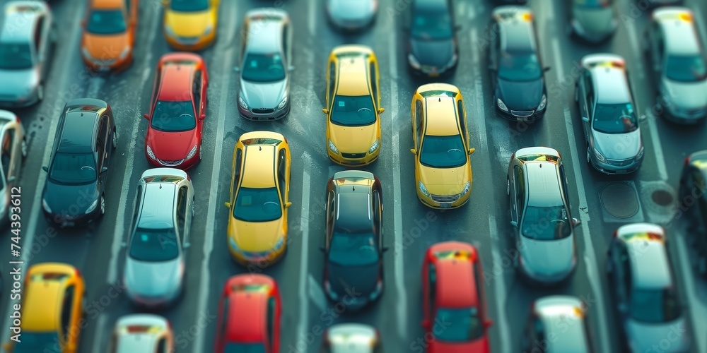 Fototapeta premium rush hour concept
