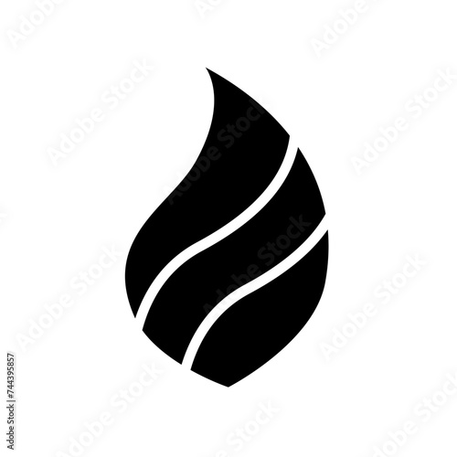 Flame Spirit Icon Vector Logo Design Template