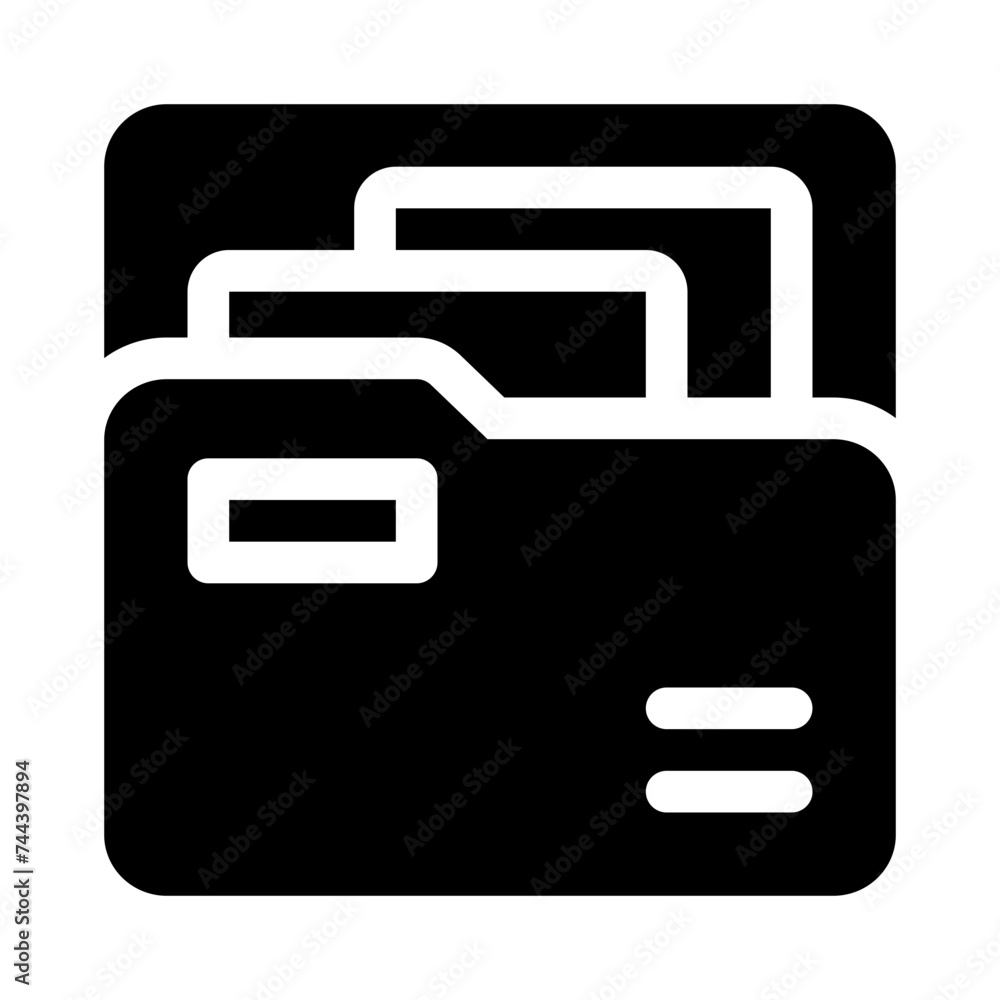 portfolio glyph icon portfolio glyph icon
