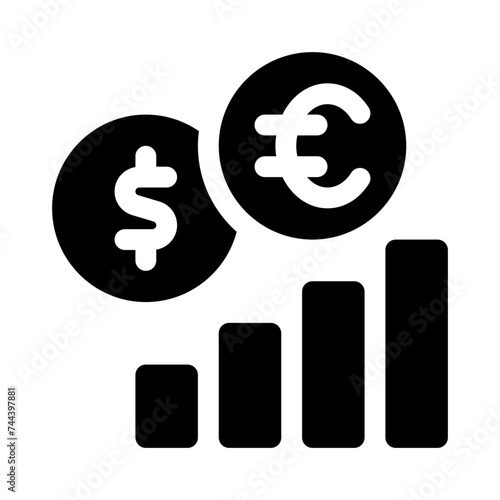 arbitrage glyph icon