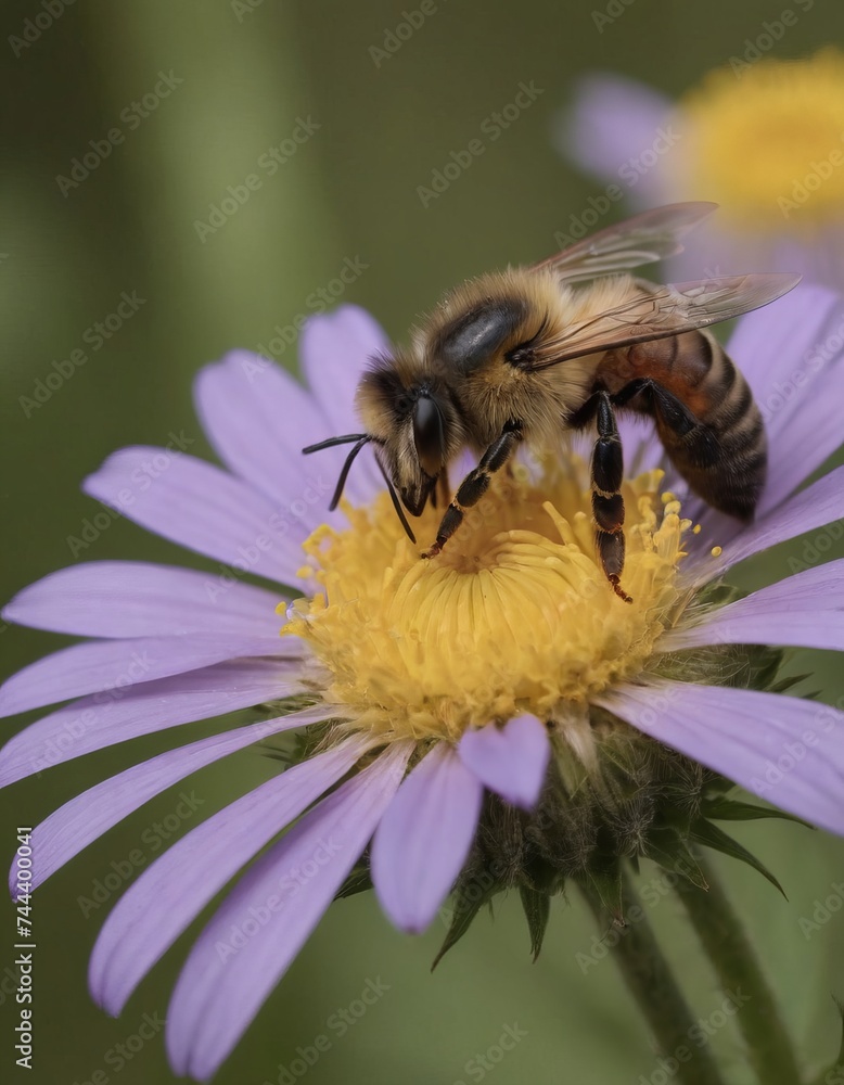 Wasp on a flower. Macro photo. Wasp close-up. Chamomile. White petals texture. Yellow pistil and stamens. Drawing on the body of a wasp. The wasp pollinates the flower. Background - chamomile. Wasp on a flower. Macro photo. Wasp close-up. Chamomile. White petals texture. Yellow pistil and stamens. Drawing on the body of a wasp. The wasp pollinates the flower. Background - chamomile.