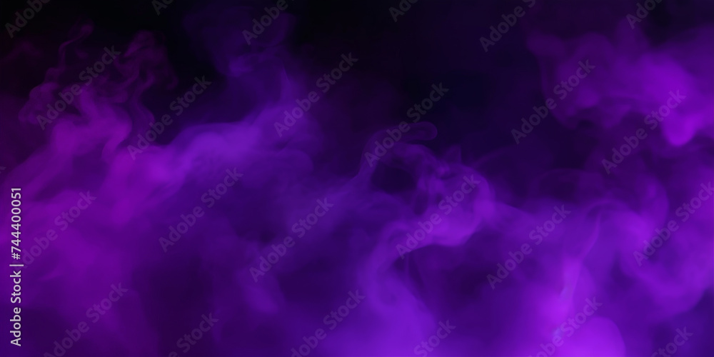 purple smoke , purple splash painting on black background, purple powder dust paint purple explosion explode burst isolated splatter abstract.purple smoke or fog particles explosive effect