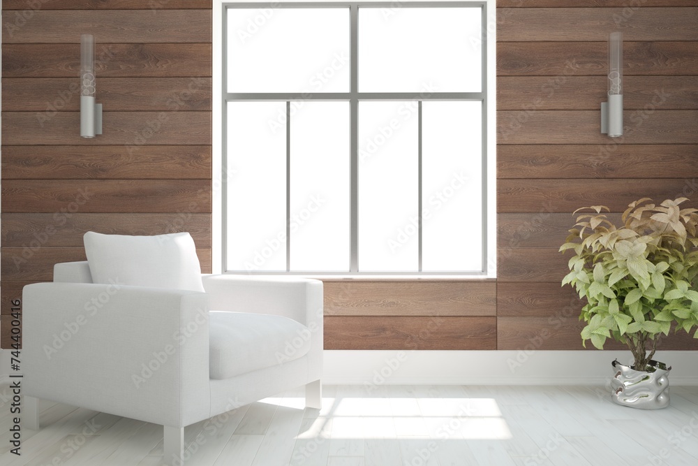 Fototapeta premium Modern interior design. 3D illustration