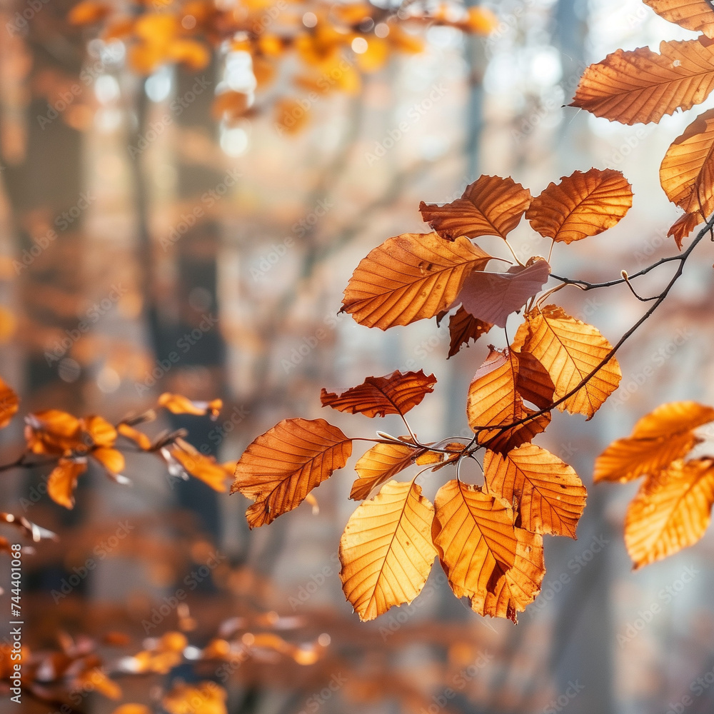 autumn leaves on the tree autumn leaves on the tree