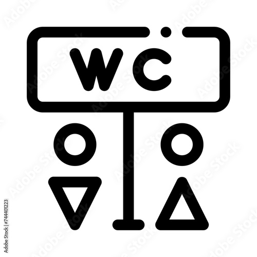wc line icon
