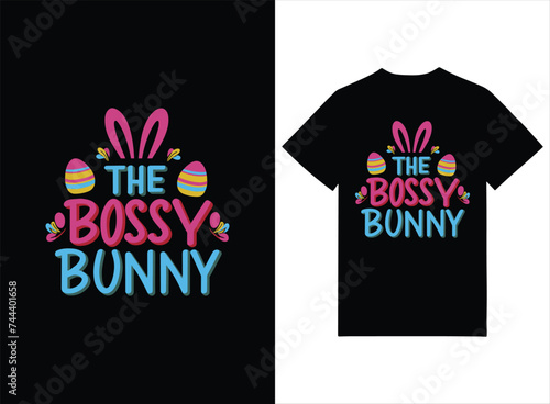 Easter T-shirt | The bossy bunny Art & Illustration