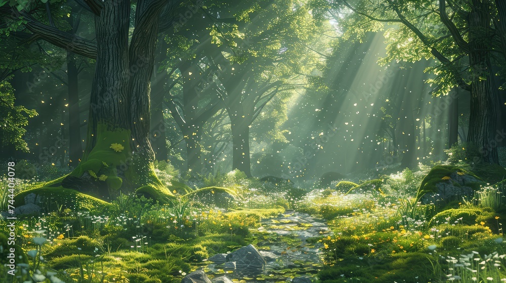 magical world of ancient forests and mystical woodlands. Imagine towering trees reaching towards the heavens, their branches adorned with emerald foliage and delicate blooms magical world of ancient forests and mystical woodlands. Imagine towering trees reaching towards the heavens, their branches adorned with emerald foliage and delicate blooms