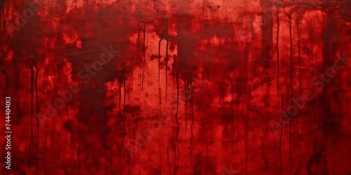 red paint splatter on redbackground, Red blood splatter on a grunge wall, horror wall, halloween wall, red vintage, retro,red splash dripped blood textured wall,banner poster design wall photo