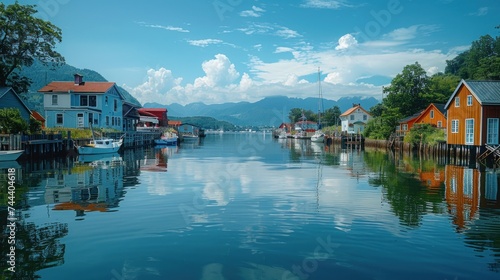 Scenic waterfront on Lake Maquarie lakeshore of Murrays beach residential