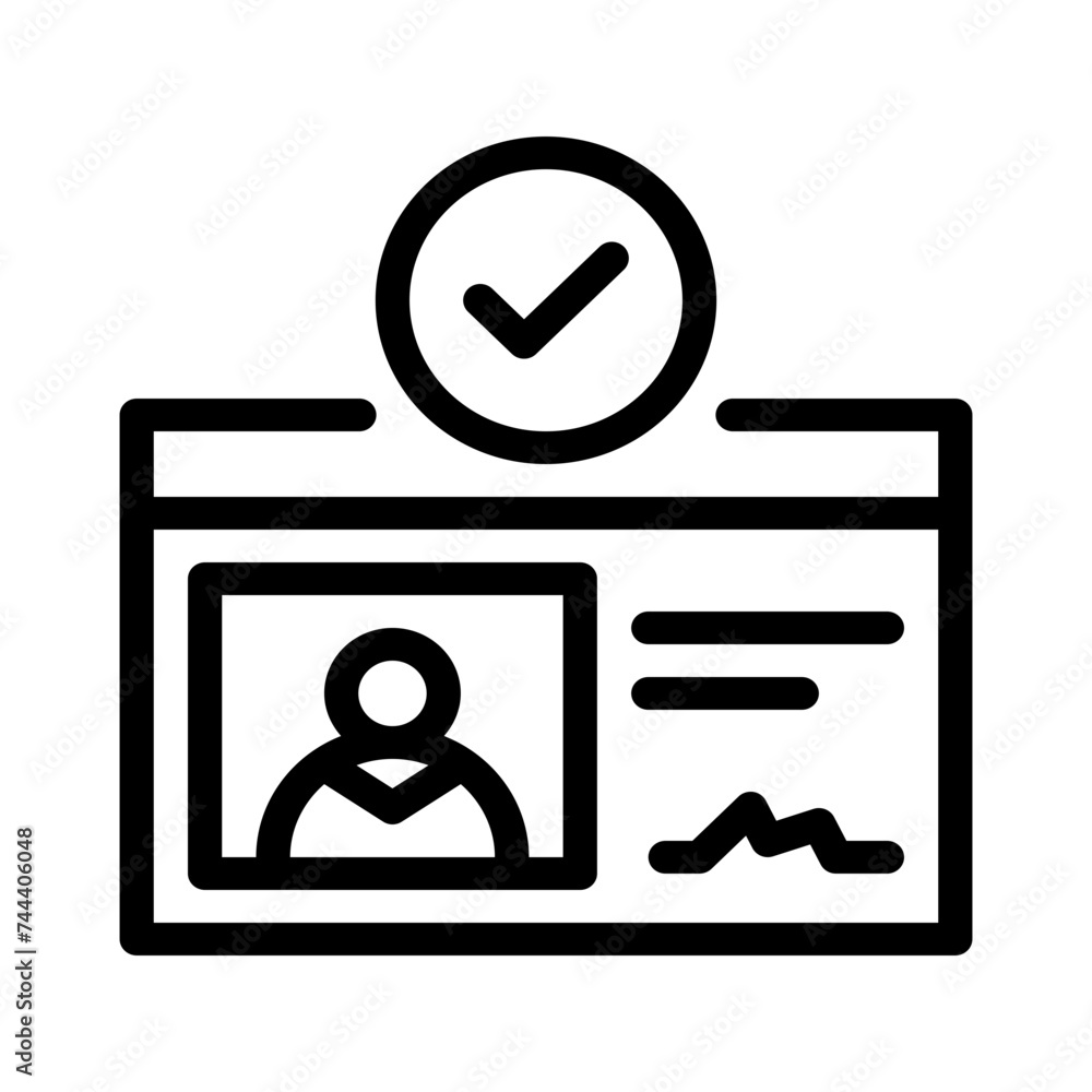 vip card line icon vip card line icon