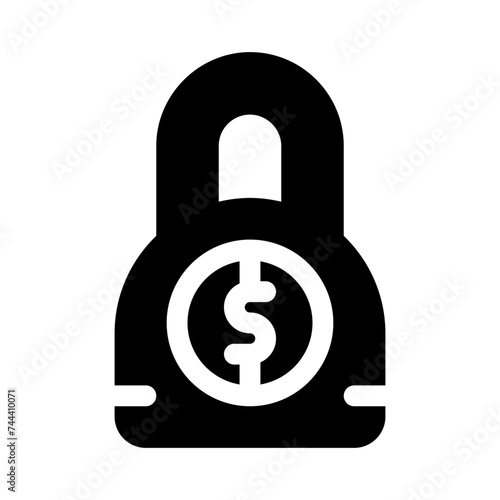 money glyph icon