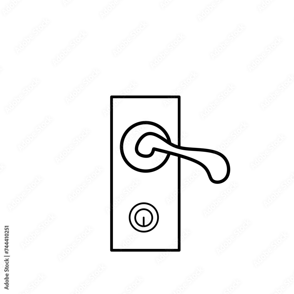 Door Handle With keyhole Door Handle With keyhole