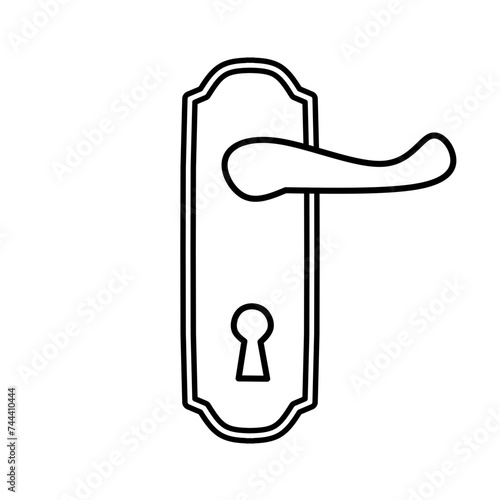 Door Handle With keyhole 