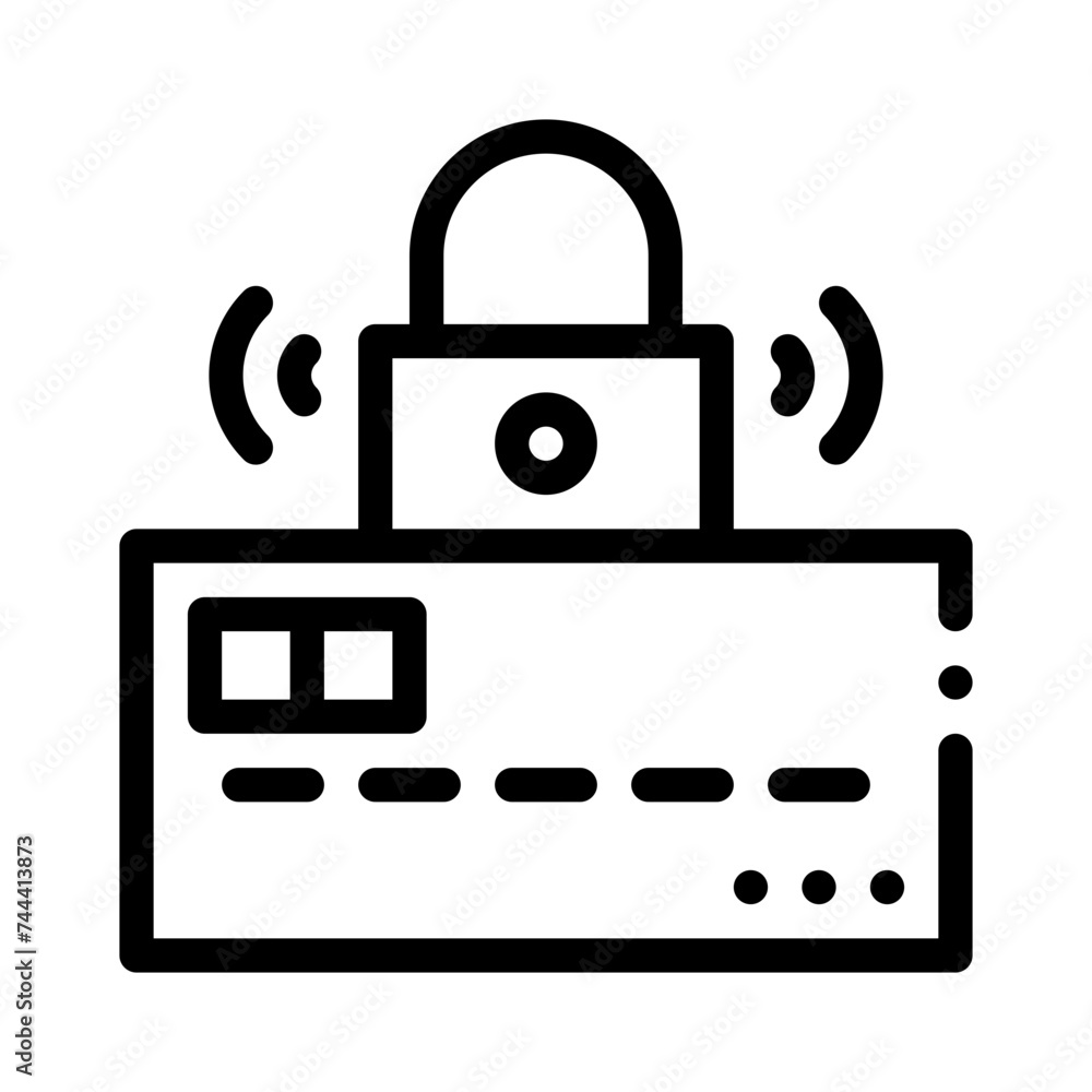 lock line icon lock line icon