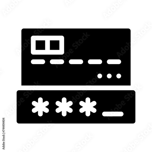 password glyph icon