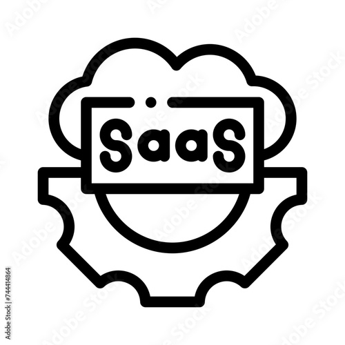 saas line icon