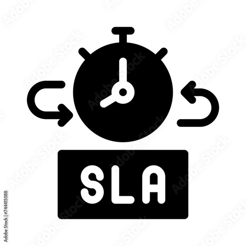 sla glyph icon
