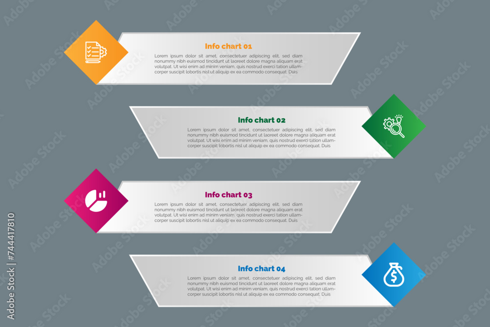 Business concept vector infographic design. Business concept vector infographic design.