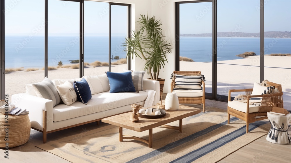 View of Coastal Bohemian Merge coastal and bohemian styles for a laid-back and ...