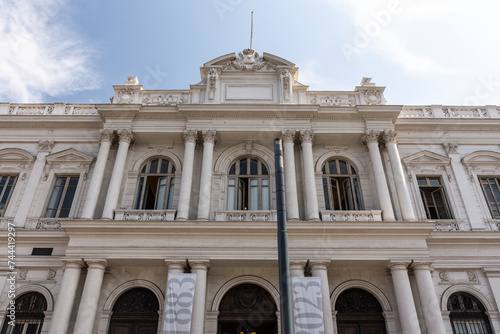 Congress Library building in Santiago  Chile