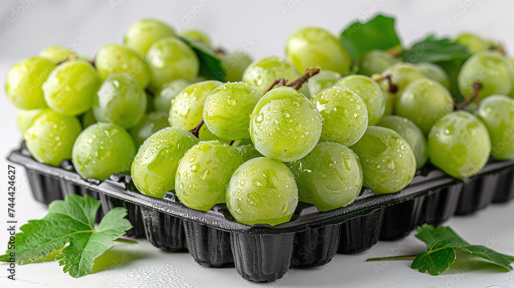 shine muscat grape, Fresh and healthy green grape, green grape, and green salad with a bunch of ripe and sweet grapes, on a white background shine muscat grape, Fresh and healthy green grape, green grape, and green salad with a bunch of ripe and sweet grapes, on a white background