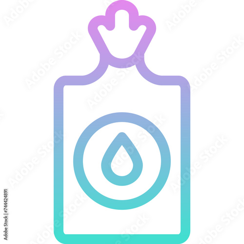 Hot water bottle icon
