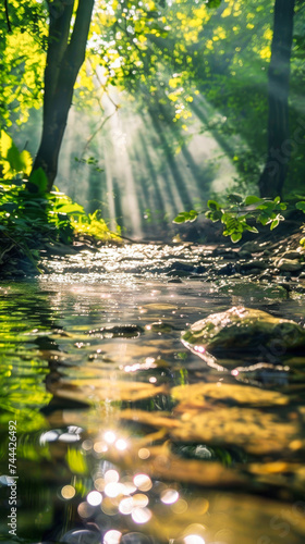 A beautiful creek in the forest